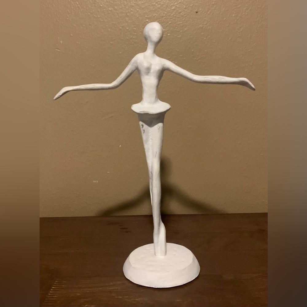 Cast Iron Ballerina Sculpture